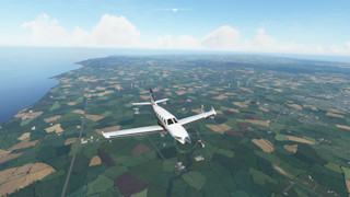 Bornholm Ronne (EKRN) on Bornholm Island Denmark in the Baltic Sea has lots of wind power